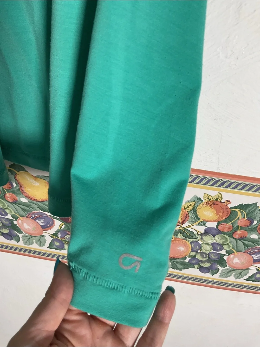 GAPFit Breathe Racerback Active Tank Top Size XL Teal Blue Trim